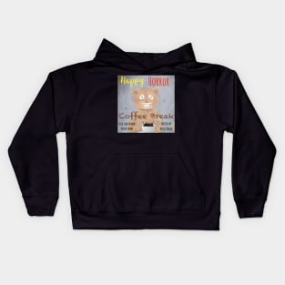 Crappy bear logo Kids Hoodie